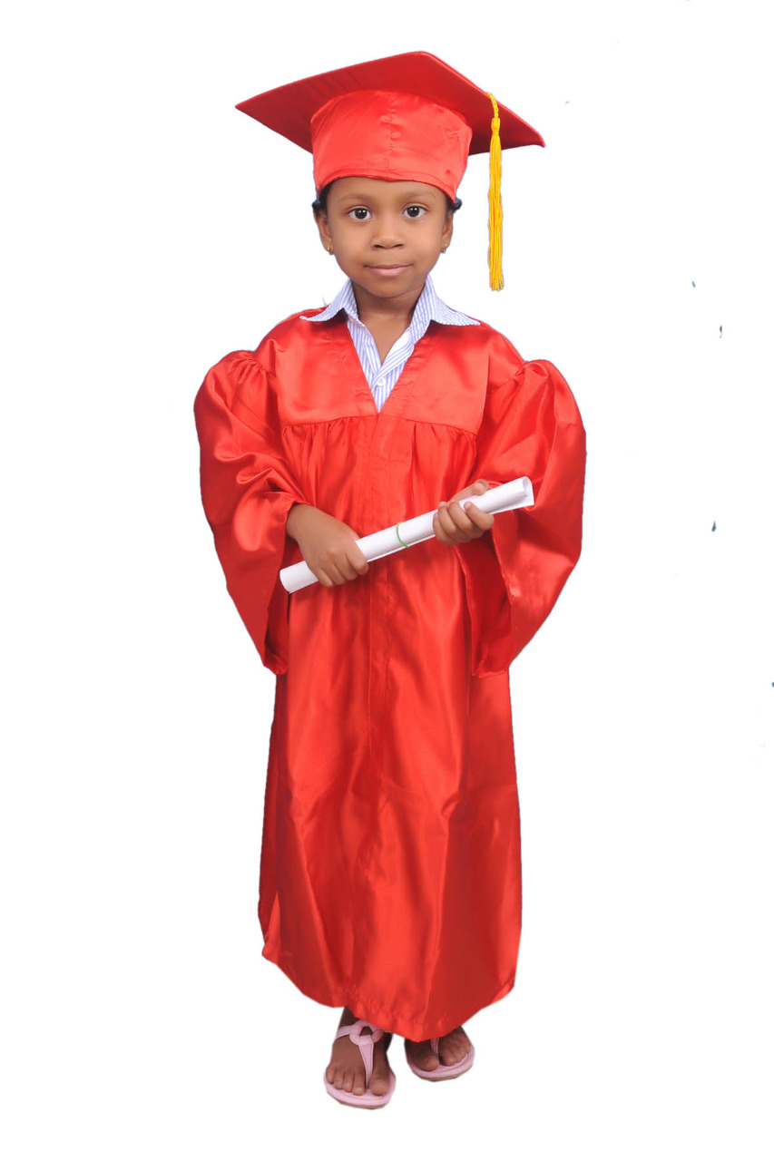 Red Kids Convocation Gowns